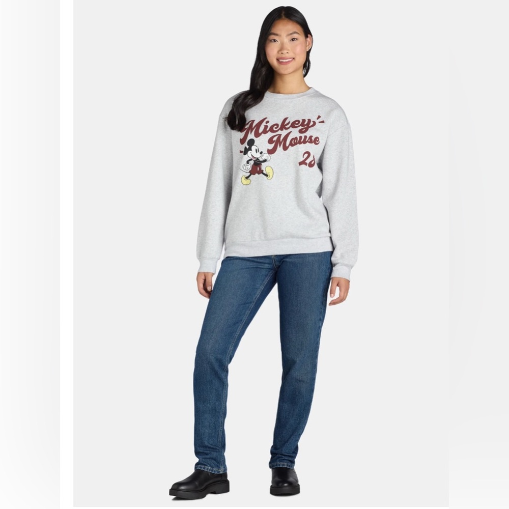 🆕 Disney Mickey Mouse Crewneck Sweatshirt – NWT (New with Tags)